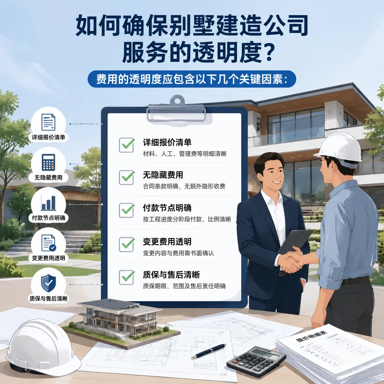 在 龙里 如何确保别墅建造公司服务的透明度?