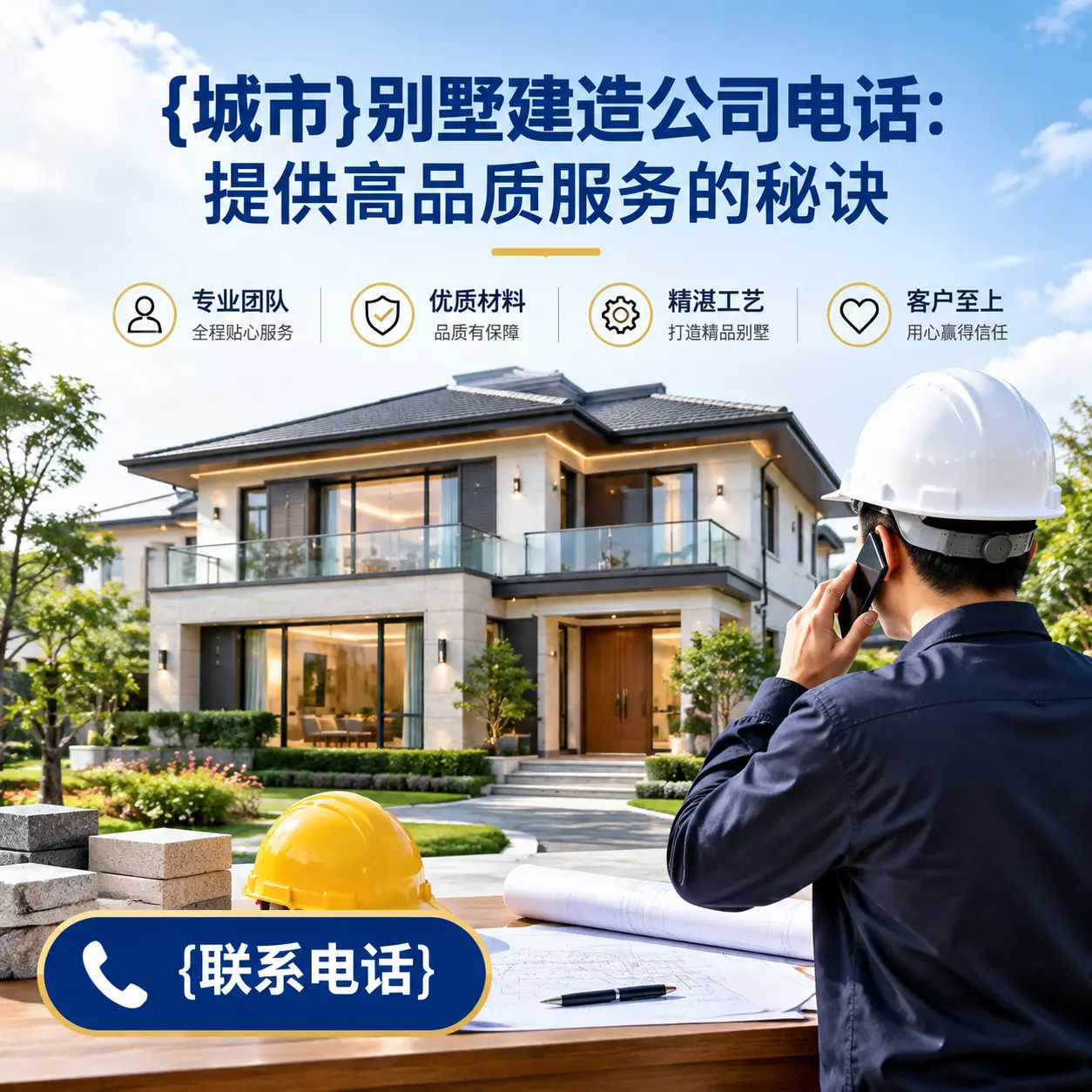 龙里别墅建造公司电话：提供高品质服务的秘诀