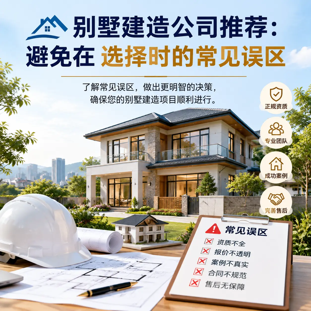 别墅建造公司推荐：避免在 龙里 选择时的常见误区