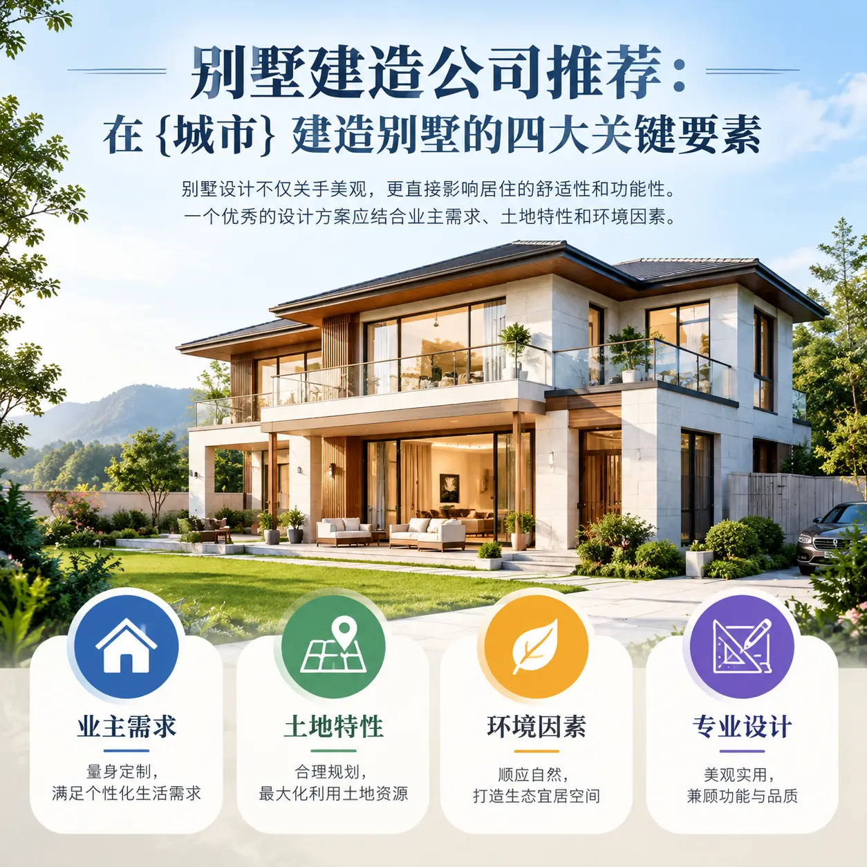 别墅建造公司推荐:在 龙里 建造别墅的四大关键要素