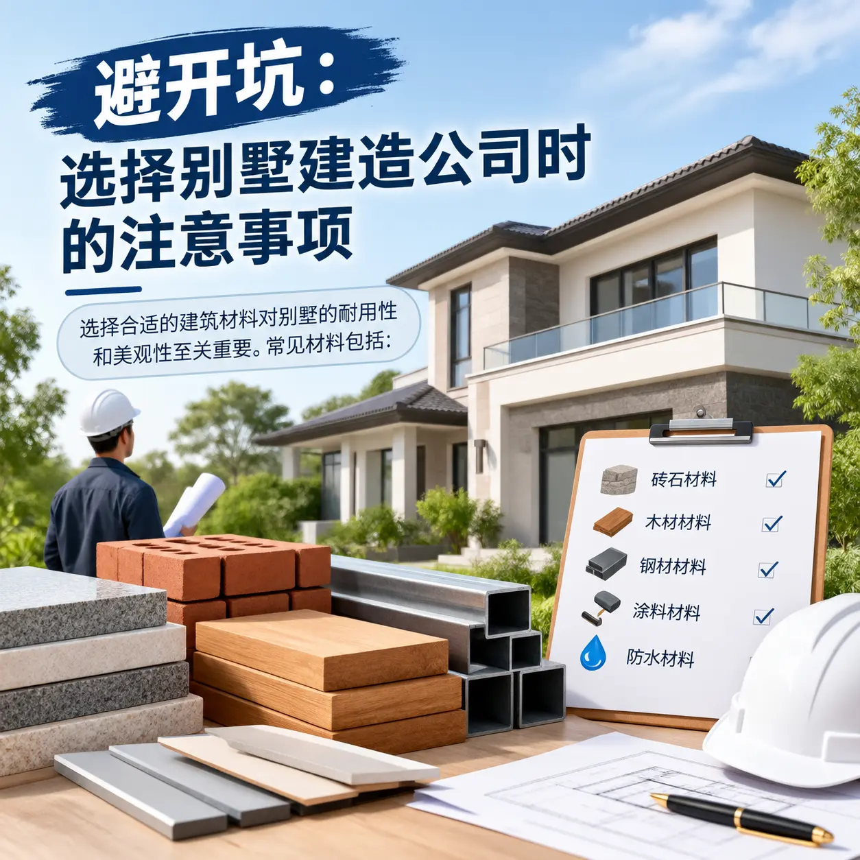 避开坑：选择 龙里 别墅建造公司时的注意事项