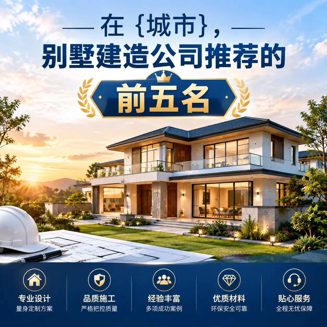在 龙里，别墅建造公司推荐的前五名