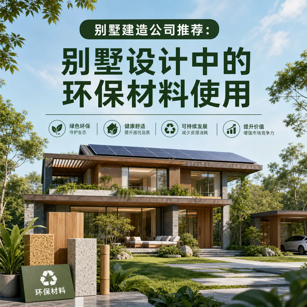 别墅建造公司推荐： 龙里 别墅设计中的环保材料使用